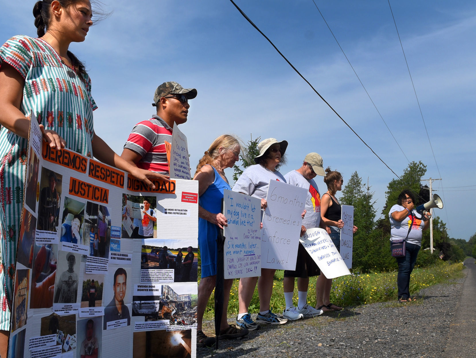 Melrose Farm Protest 1